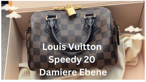 LV Speedy B20 Damiere Ebene Reveal .